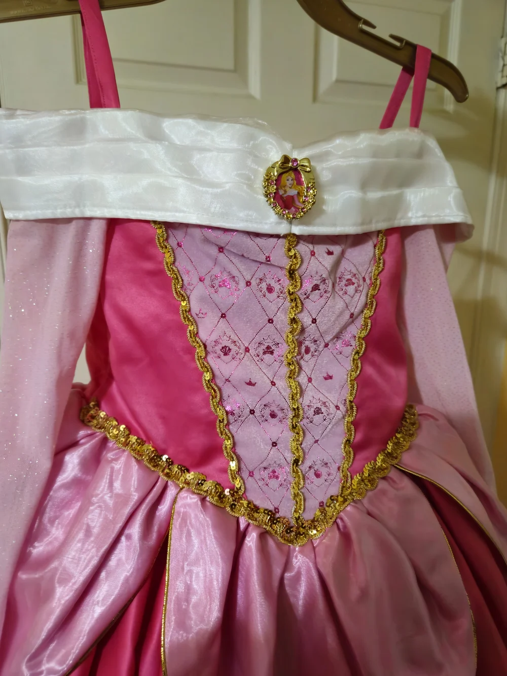 Disney Hot Pink and Gold Princess Dress Costume - Picture 4 of 5